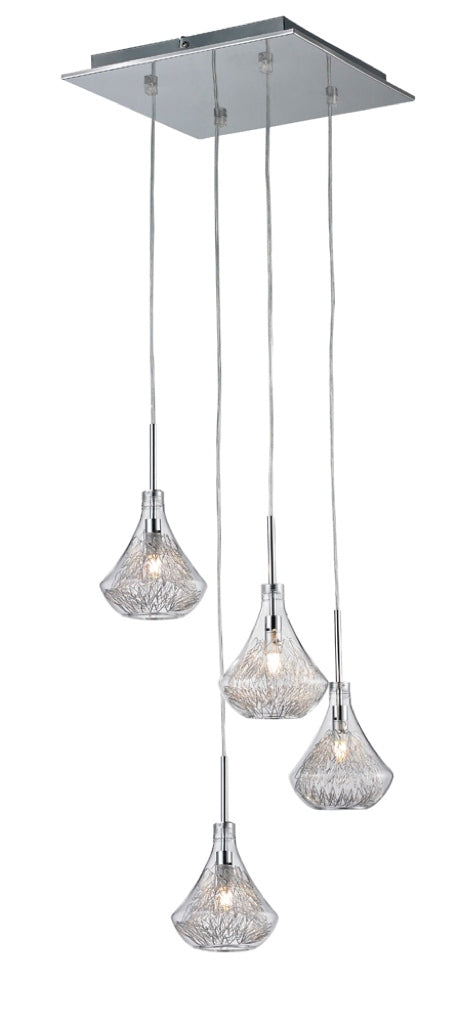 Suspension Ora 4 lumières D30 LD 2139-4CC