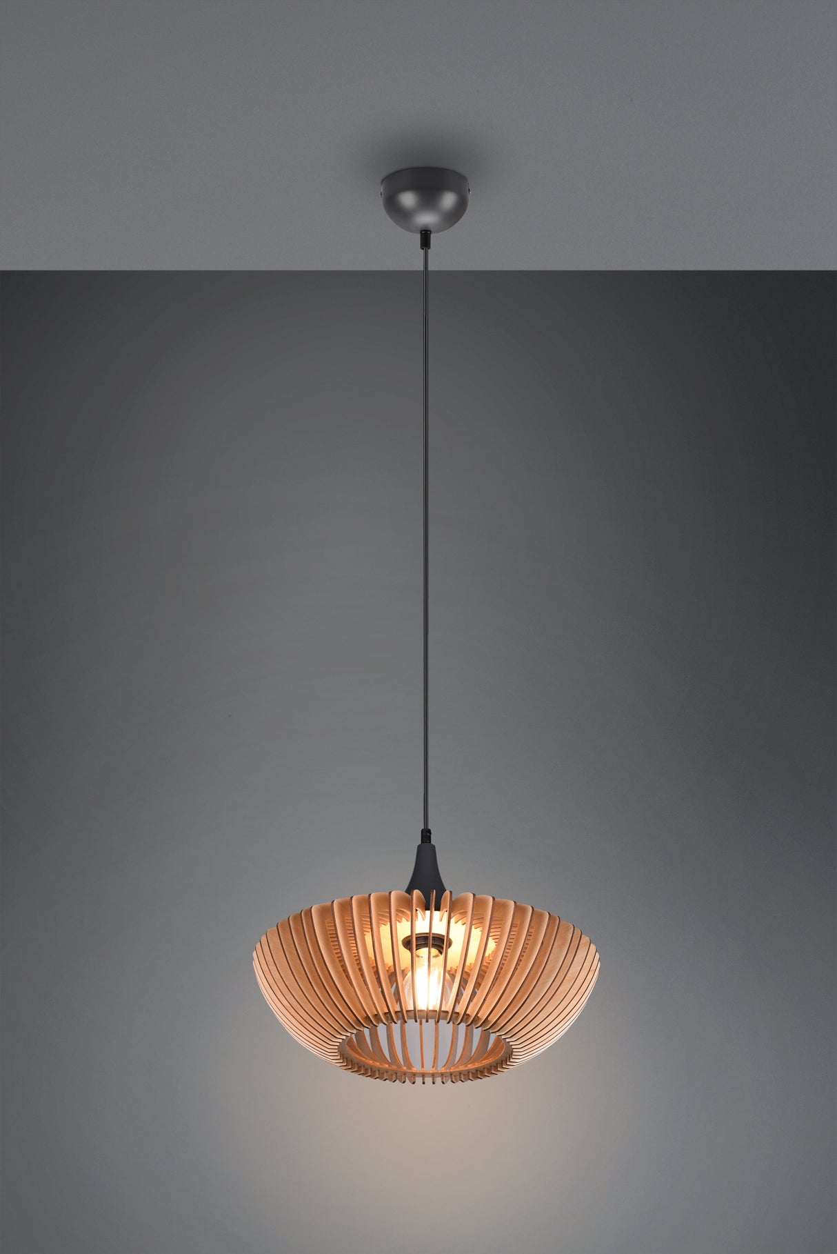 Suspension Colino anthracite/bois 315900142