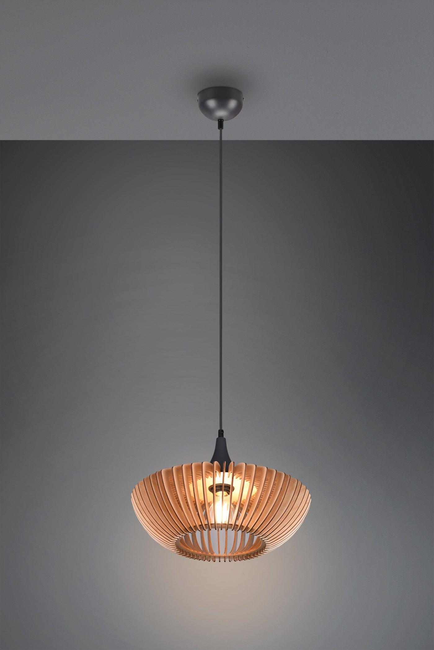 Suspension Colino anthracite/bois 315900142