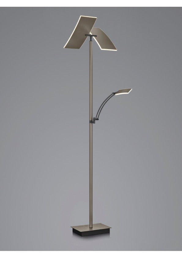 Lampadaire ANDY bronze avec liseuse 60556/2/15