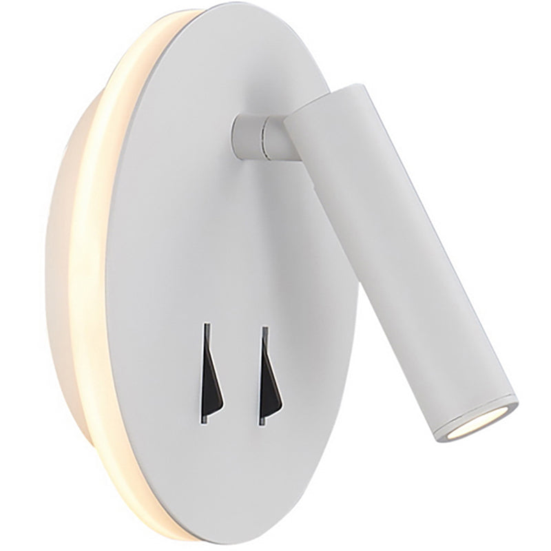 Applique CAYMAN ronde blanche Mantra 6080