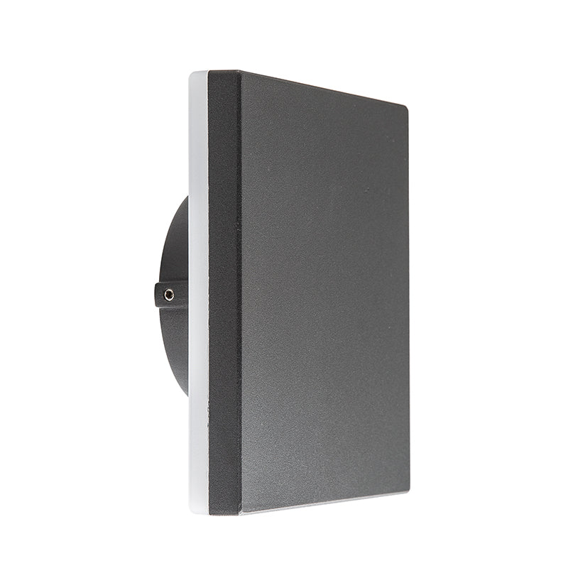 Applique extérieure BORA carrée gris anthracite Mantra 6536