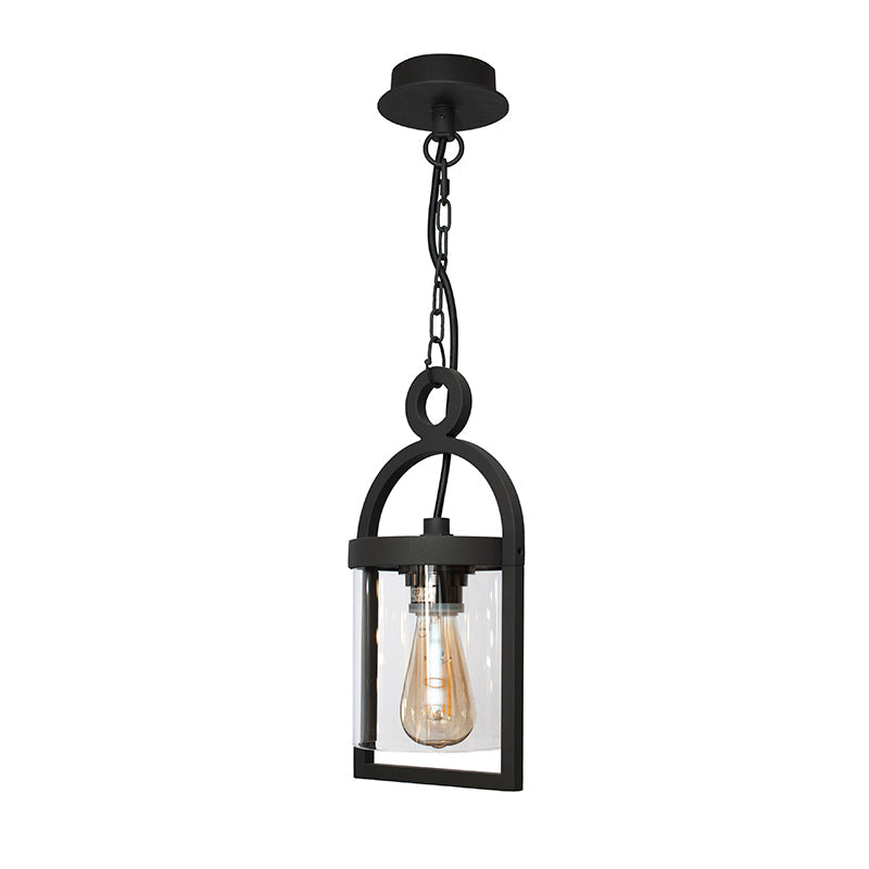 Suspension extérieur MAYA gris foncé 1 lumière E27 Mantra 6555