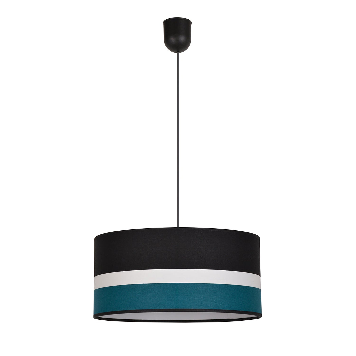 Suspension Stripes paon, blanc, noir D38