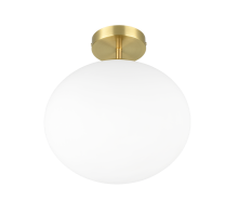 Plafonnier Fomento laiton/blanc 663100108