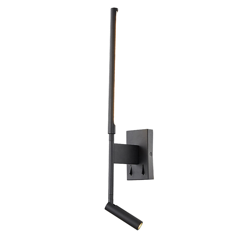 Applique TORCH noire interrupteurs et liseuse Mantra 6703
