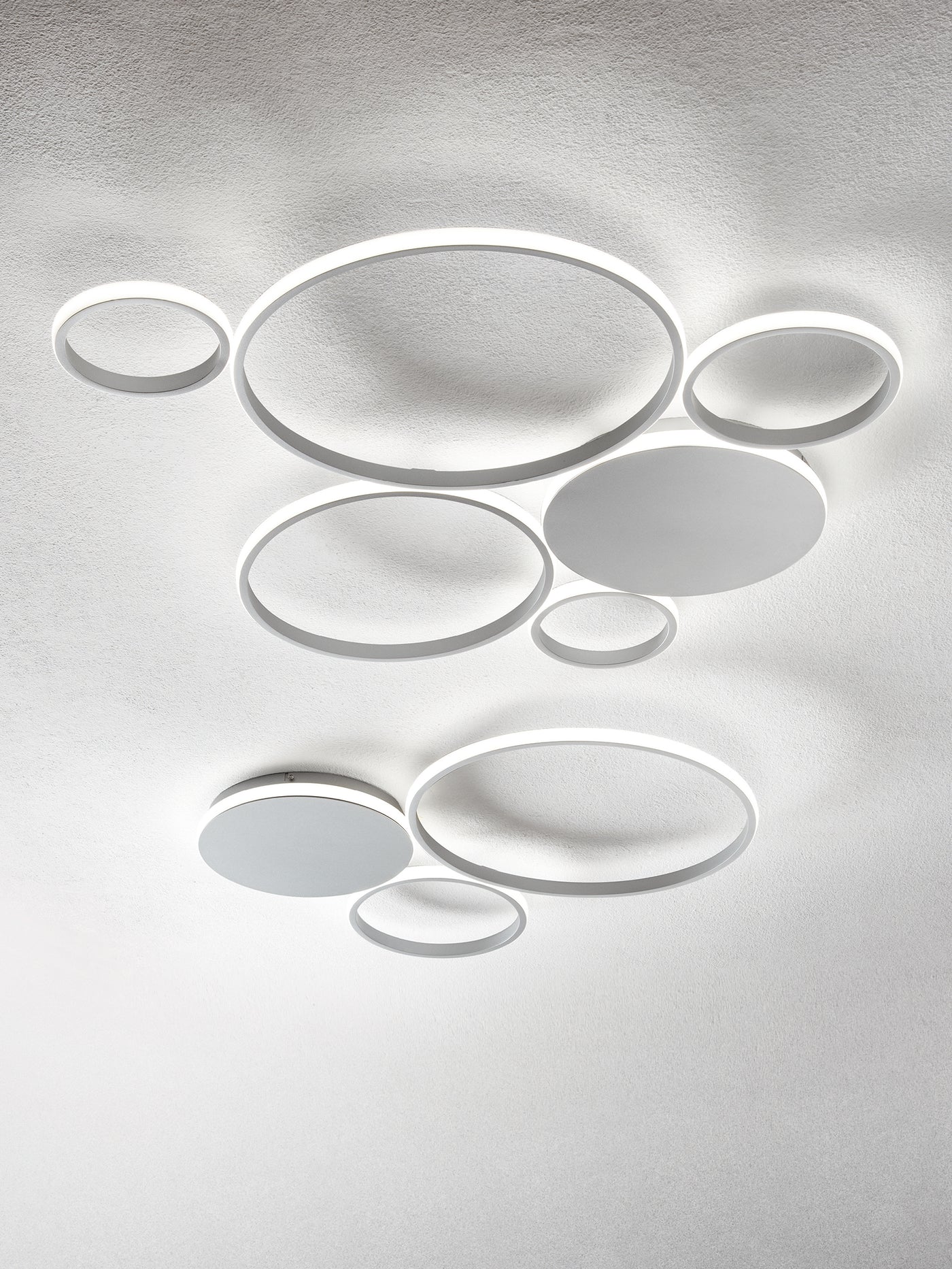 Plafonnier/Applique POIS argent mat MM PL.POIS/SILVER-PC