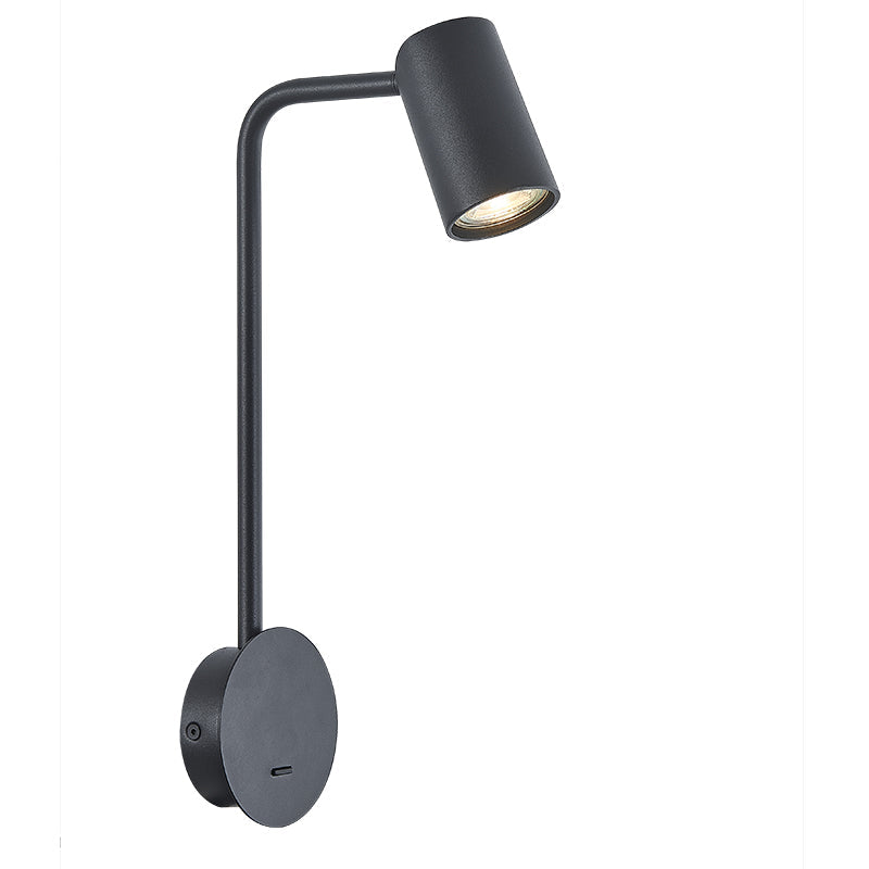 Applique SAL noire avec interrupteur GU10 Mantra 7519