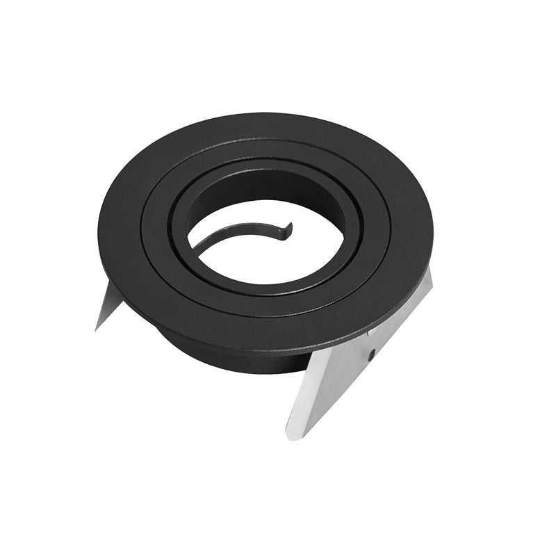 Spot encastré BASICO rond orientable noir Mantra 7743