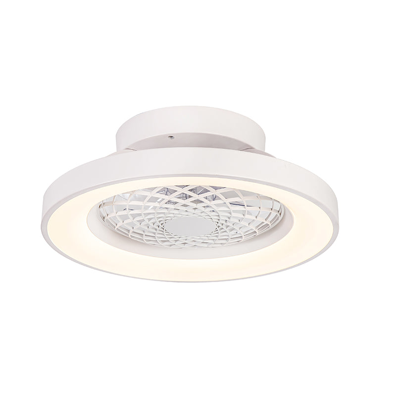 Plafonnier ventilateur Tibet mini blanc Mantra 7804