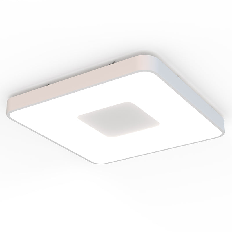 Plafonnier COIN GM carré blanc Mantra 7916
