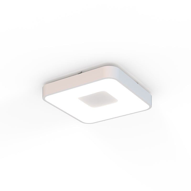 Plafonnier COIN PM carré blanc Mantra 7922