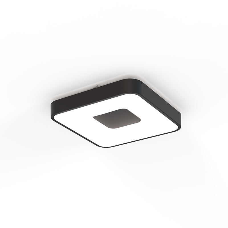 Plafonnier COIN PM carré noir Mantra 7920