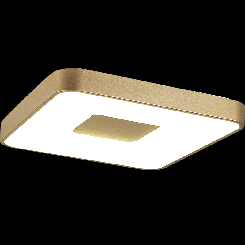 Plafonnier COIN GM carré doré mat Mantra 7925