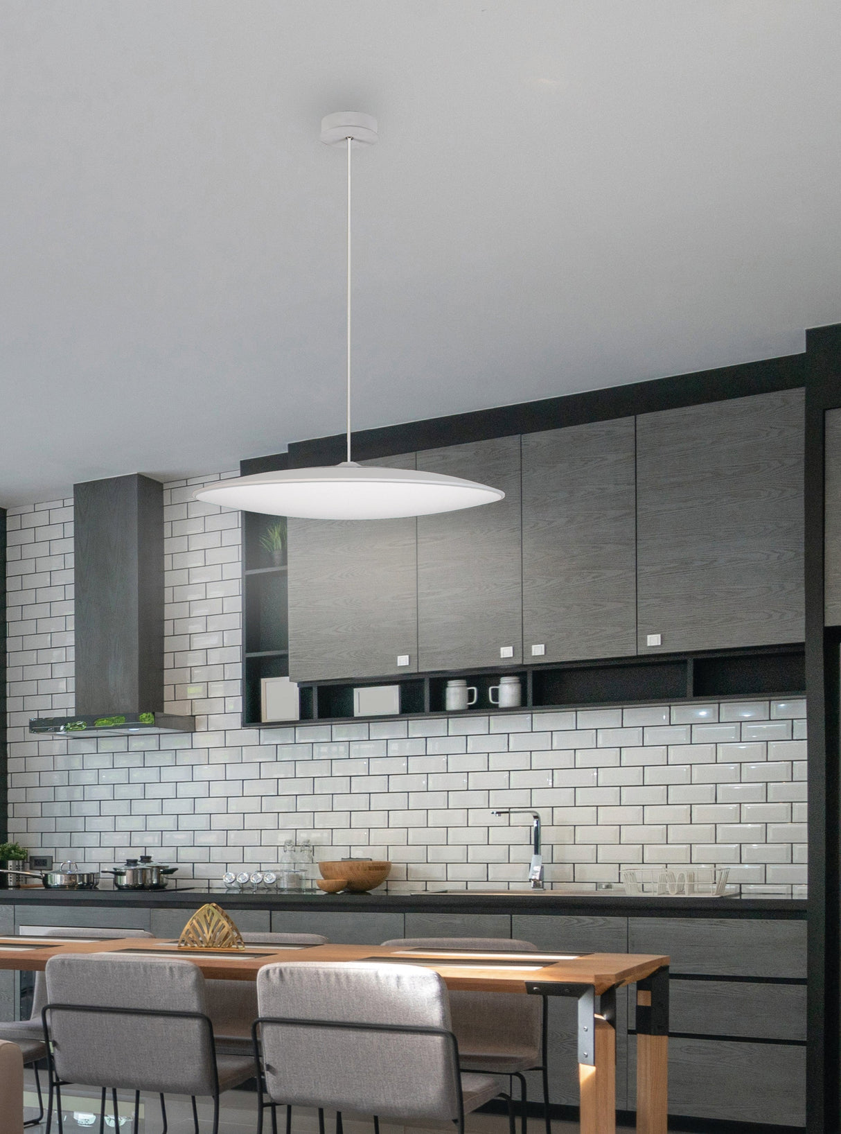 Suspension SLIM Blanc D46 3000k Mantra 8100