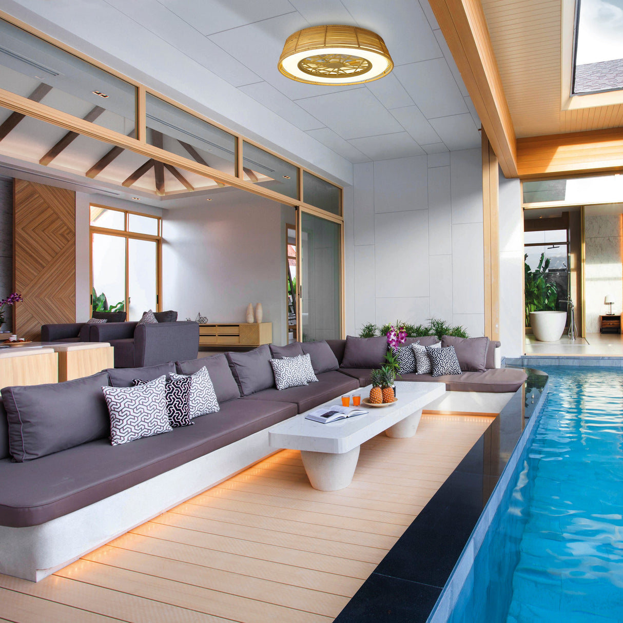 Plafonnier ventilateur Indonesia Mantra 7810