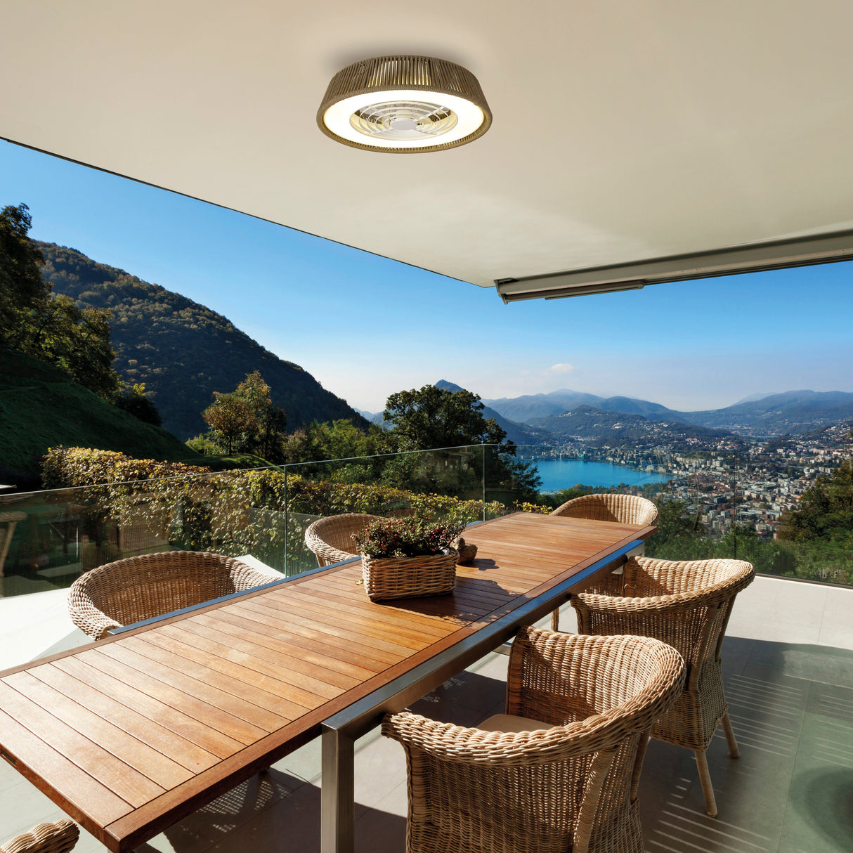 Plafonnier ventilateur Polinesia Nautica Mantra 8227