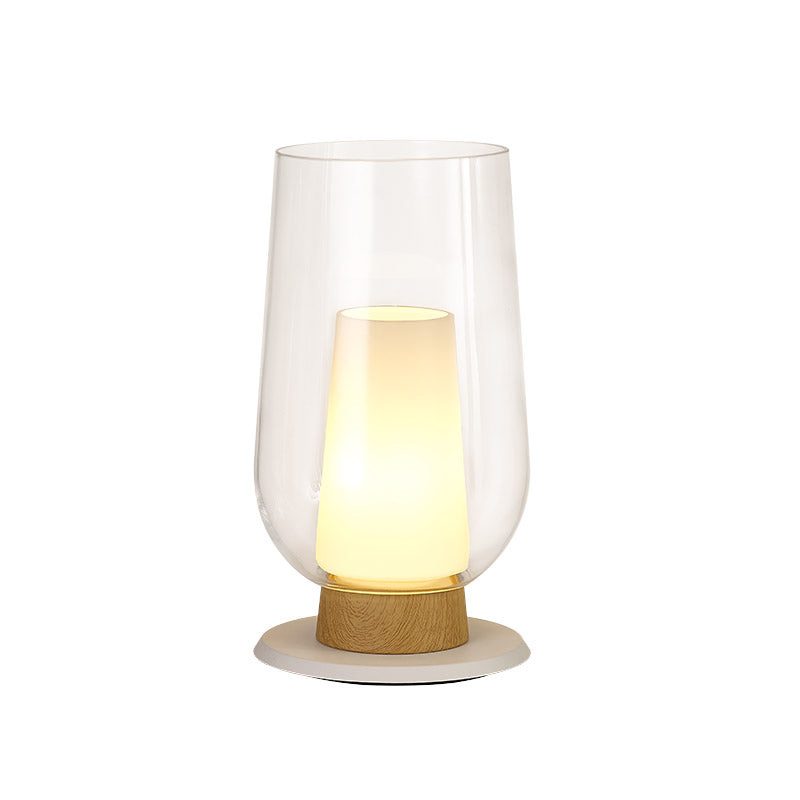 Lampe Nora Blanc Bois H33,2 Mantra 8281
