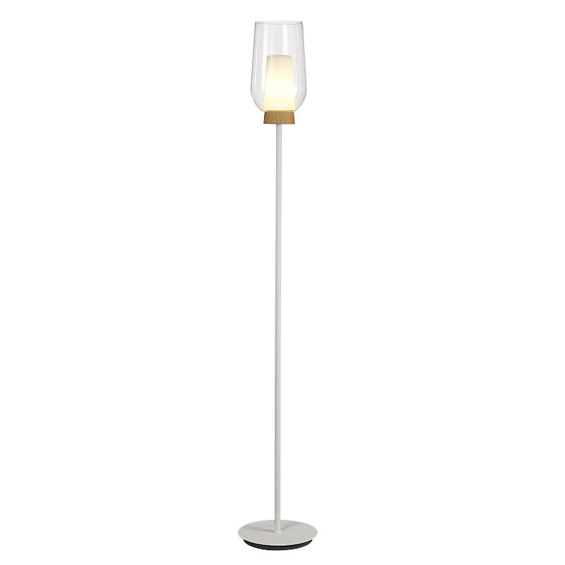 Lampadaire Nora Blanc/Bois H165 Mantra 8282