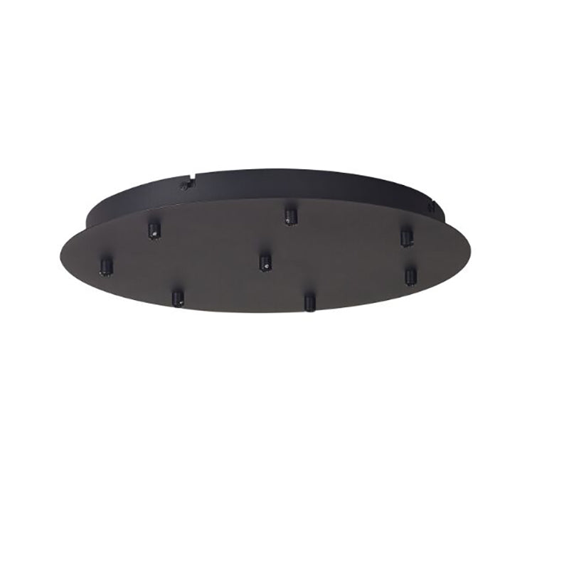 Plateau rond noir 9 lumières pour série Tonic Mantra 8547