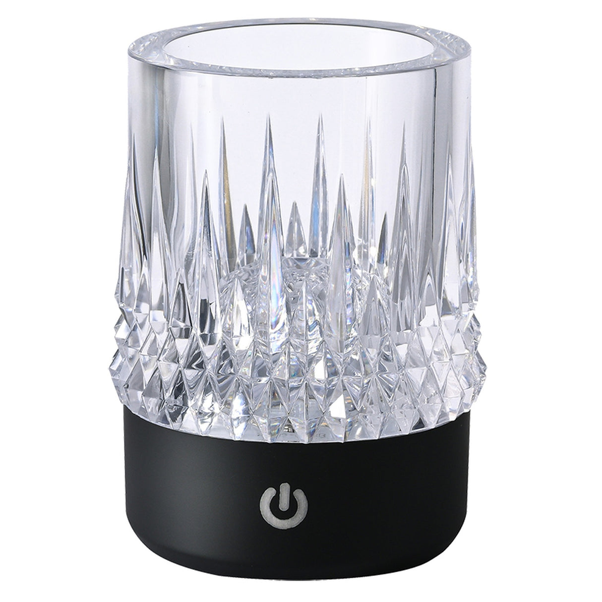 Lampe rechargeable "verre apéro" LAX noire Mantra 9082