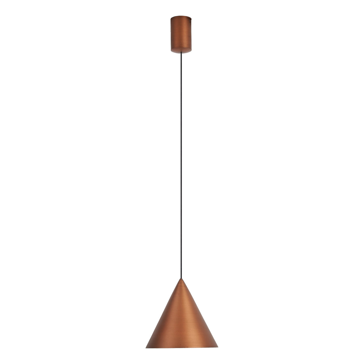 Suspension CONO cuivre 1 lumière 18cm 10 watts dimmable Mantra 9450