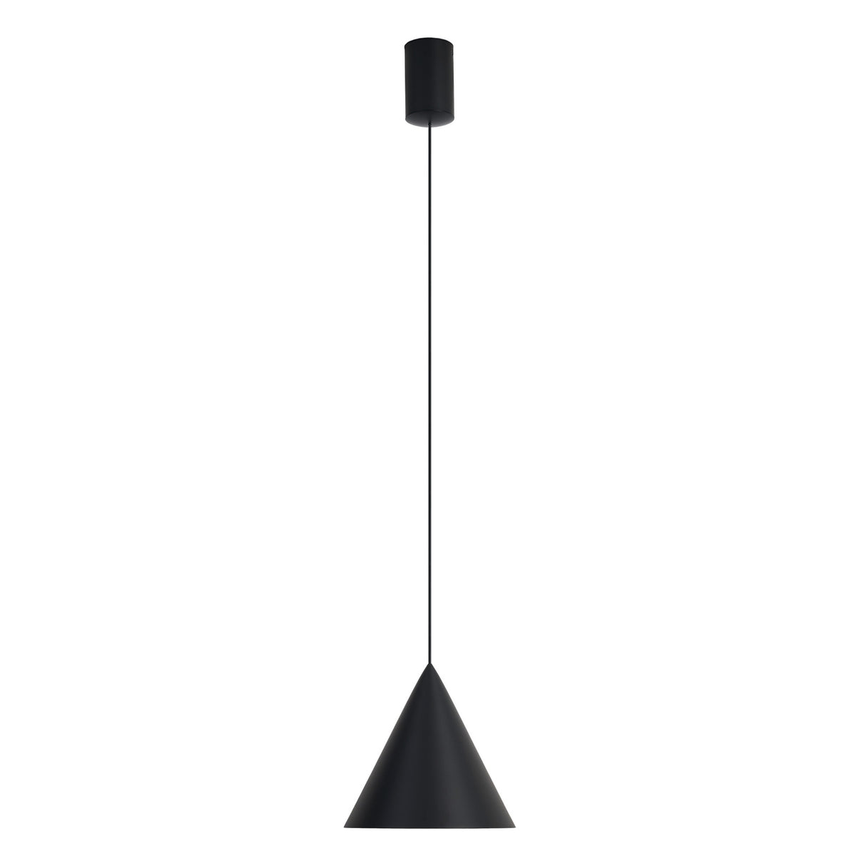 Suspension CONO noire 1 lumière 18 cm 10 watts dimmable Mantra 9451