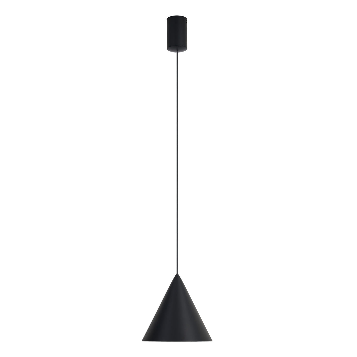 Suspension CONO noire 1 lumière 18 cm 10 watts dimmable Mantra 9451