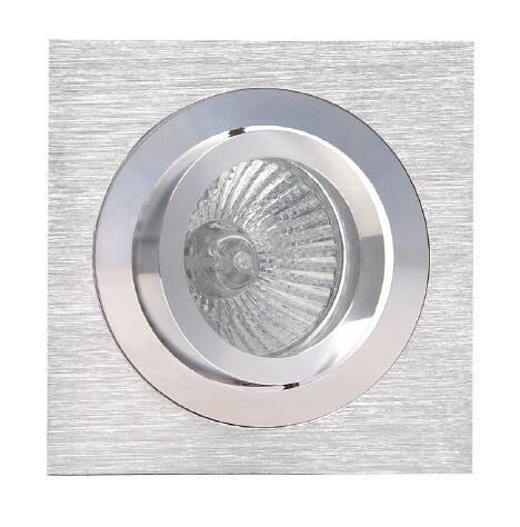 Spot encastré BASICO carré orientable nickel satiné Mantra C0001