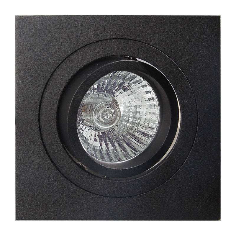 Spot encastré BASICO carré orientable noir Mantra C0008