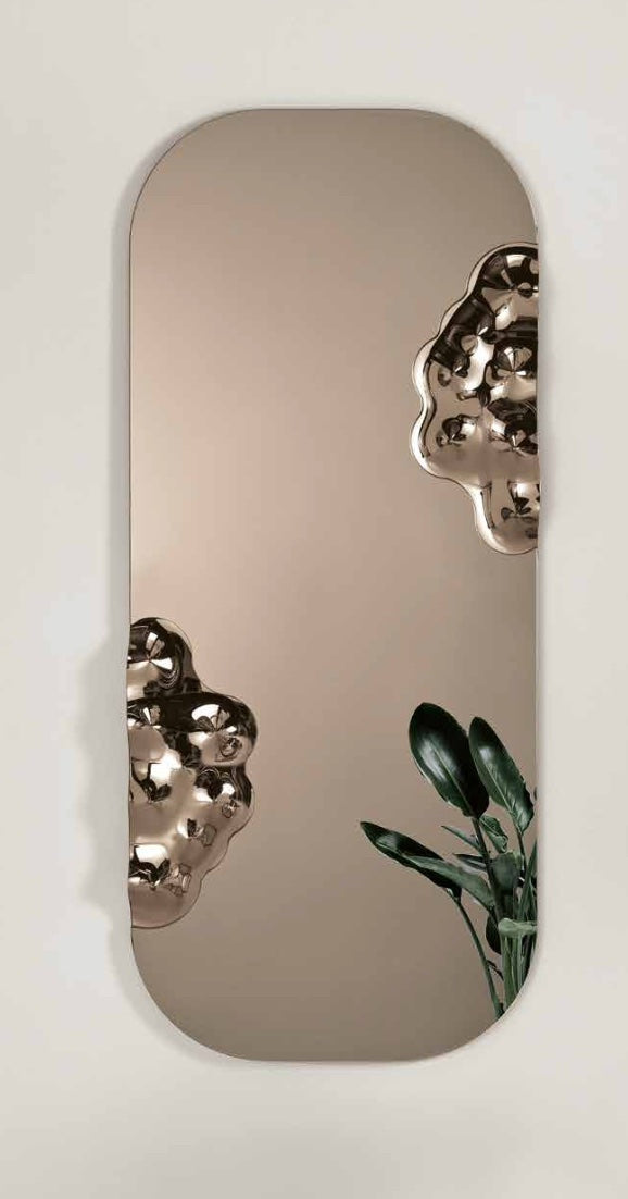 Miroir Crown rectangulaire bronze 175x80