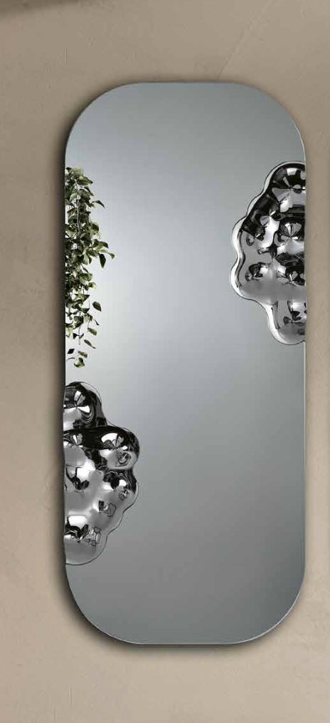 Miroir Crown rectangulaire gris fumé 175x80