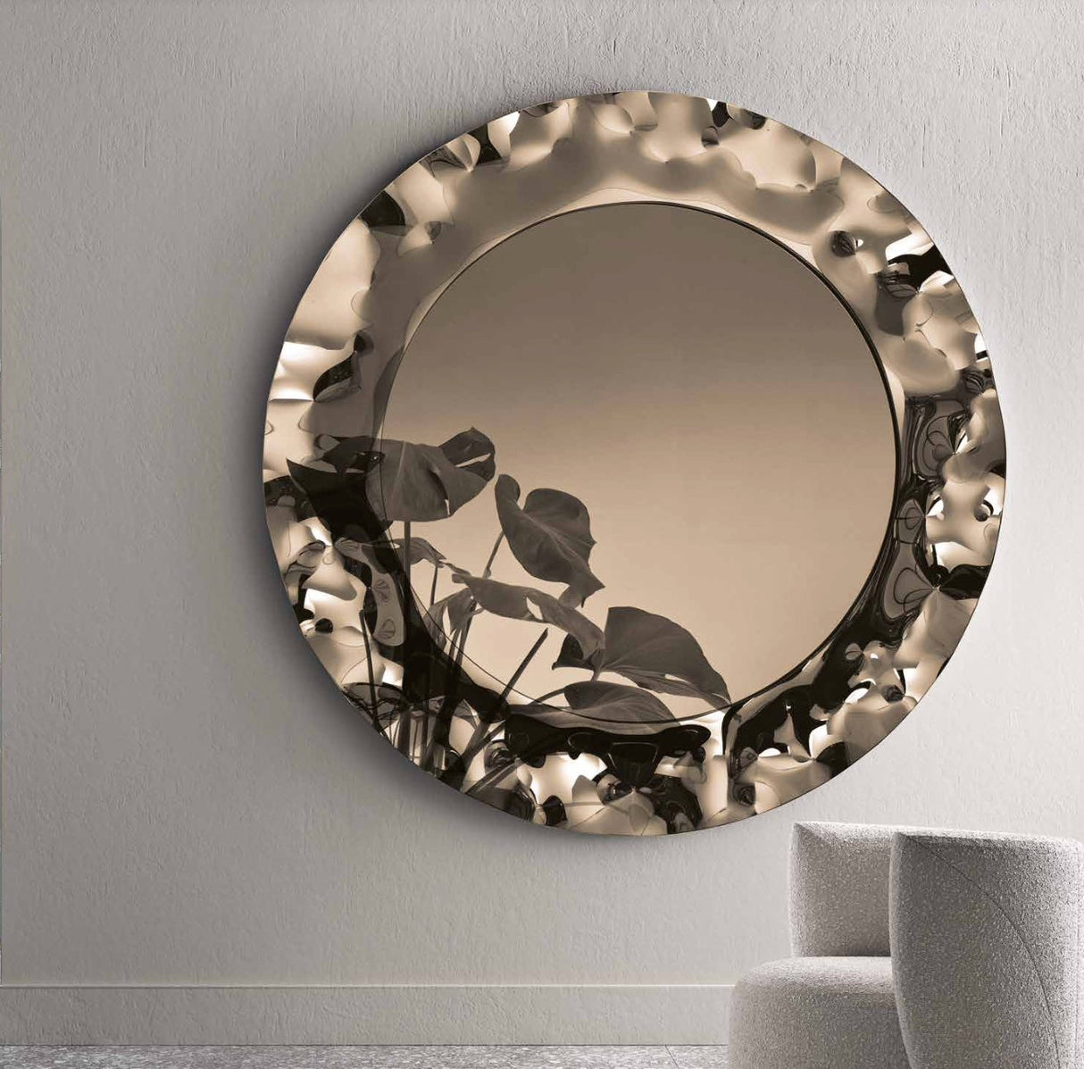 Miroir Dance bronze diamètre 180