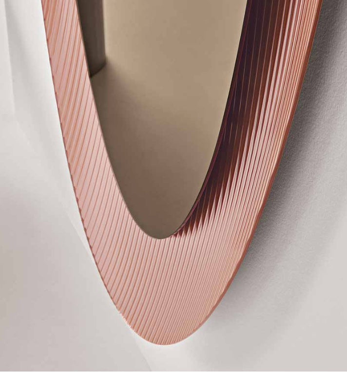 Miroir Enea ovale cuivre