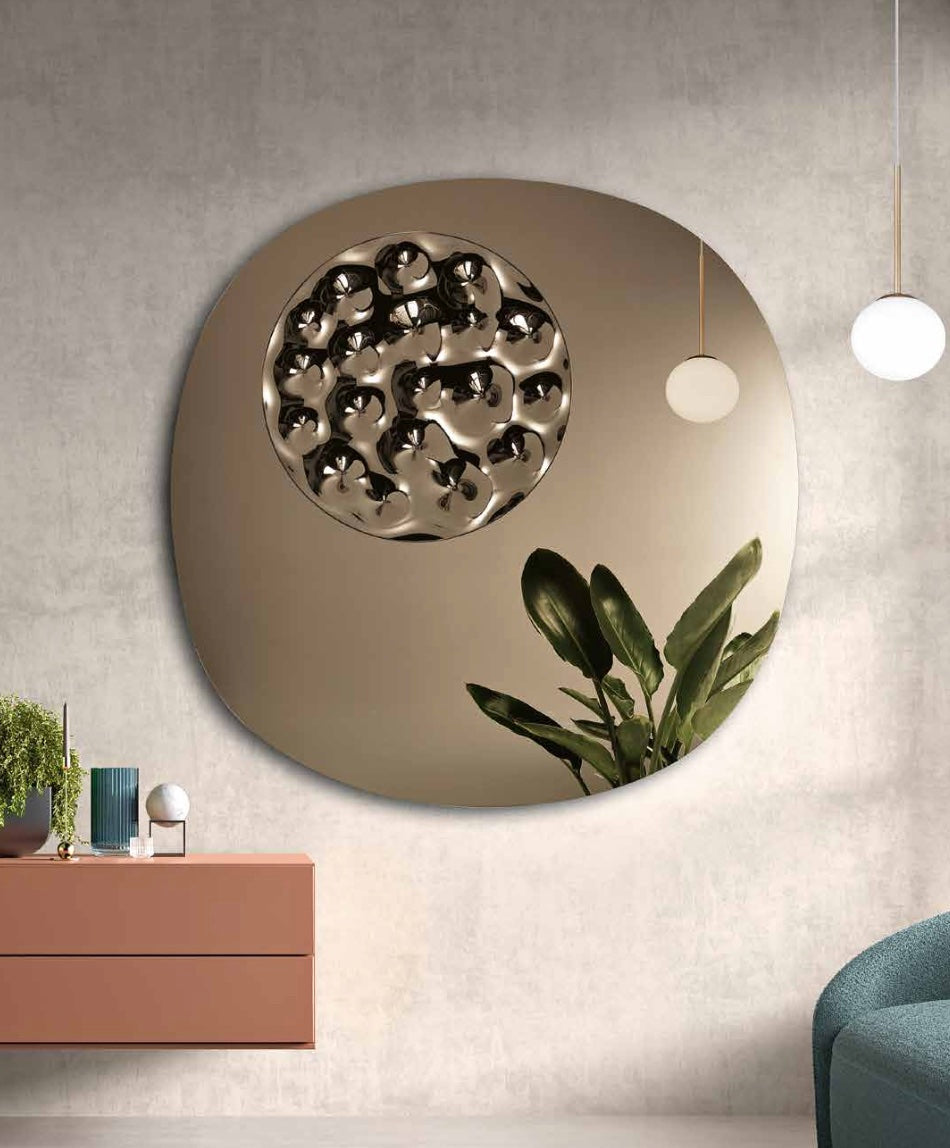 Miroir Bijou bronze diamètre 150