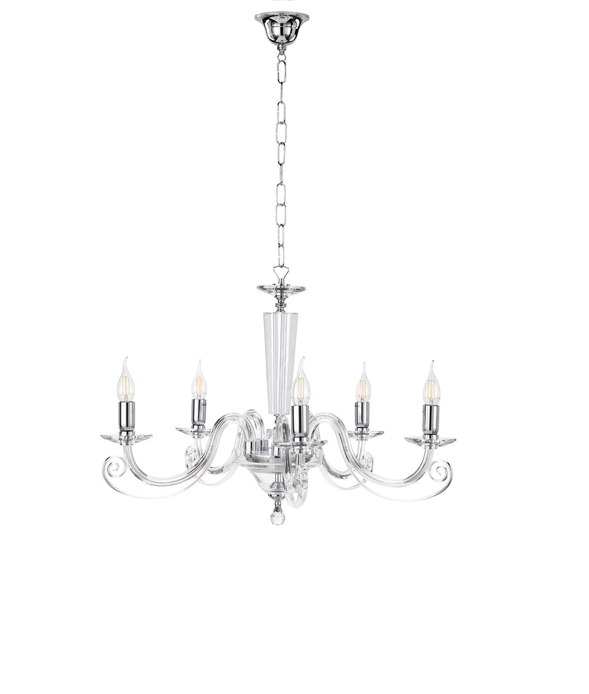 Lustre Venise chrome 5 lp-venise-5cromo