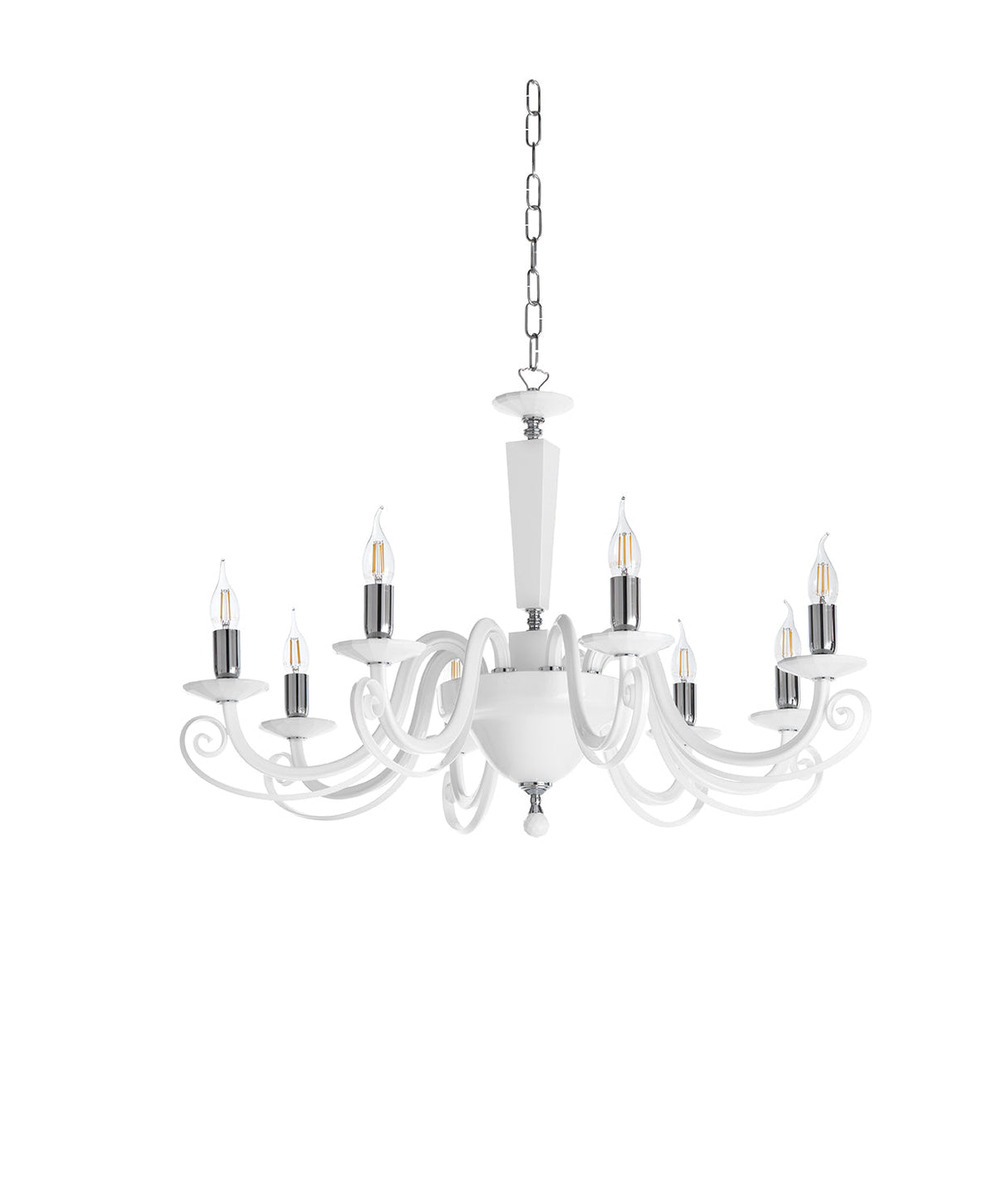 Lustre Venise blanc 8 lp-venise-8-bianco