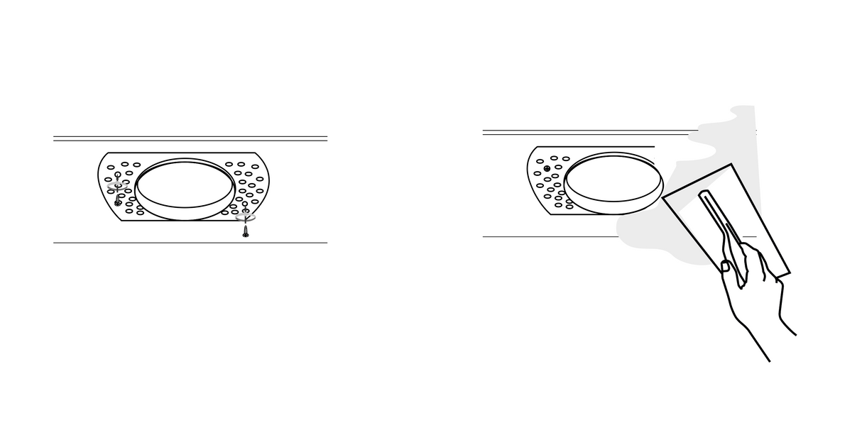 Spot encastré Lances noir D6,2 Mantra 8665