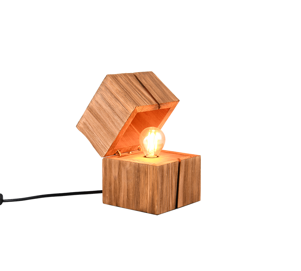 Lampe TREASURE bois Trio 514110130