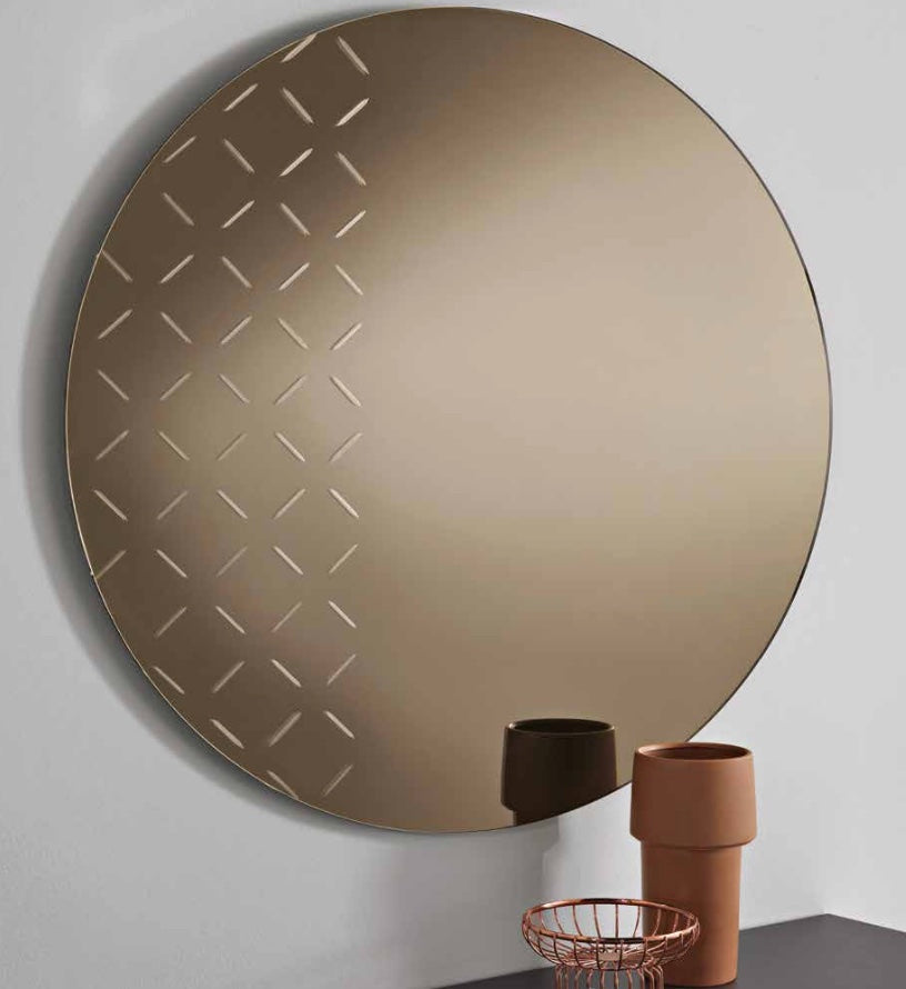 Miroir Astro bronze diamètre 110