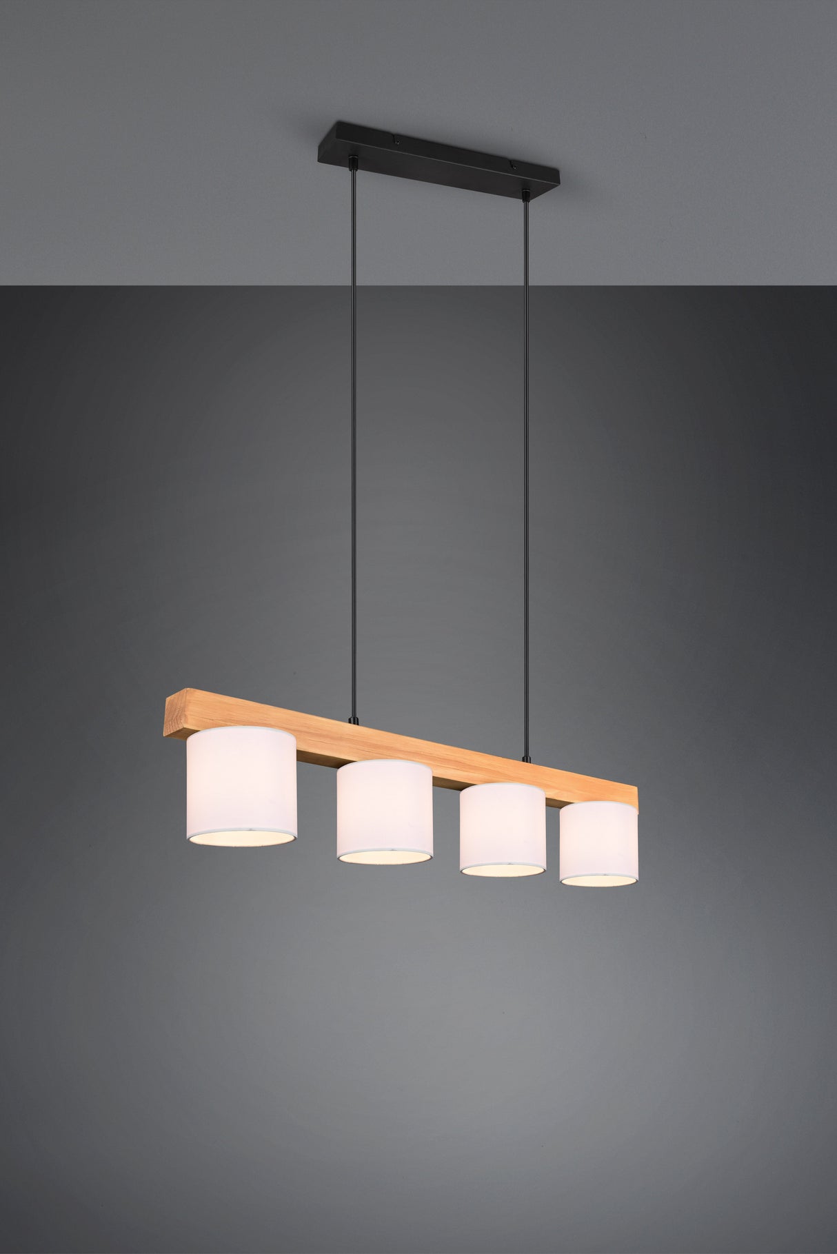 Suspension Cameron blanc/bois R30654001
