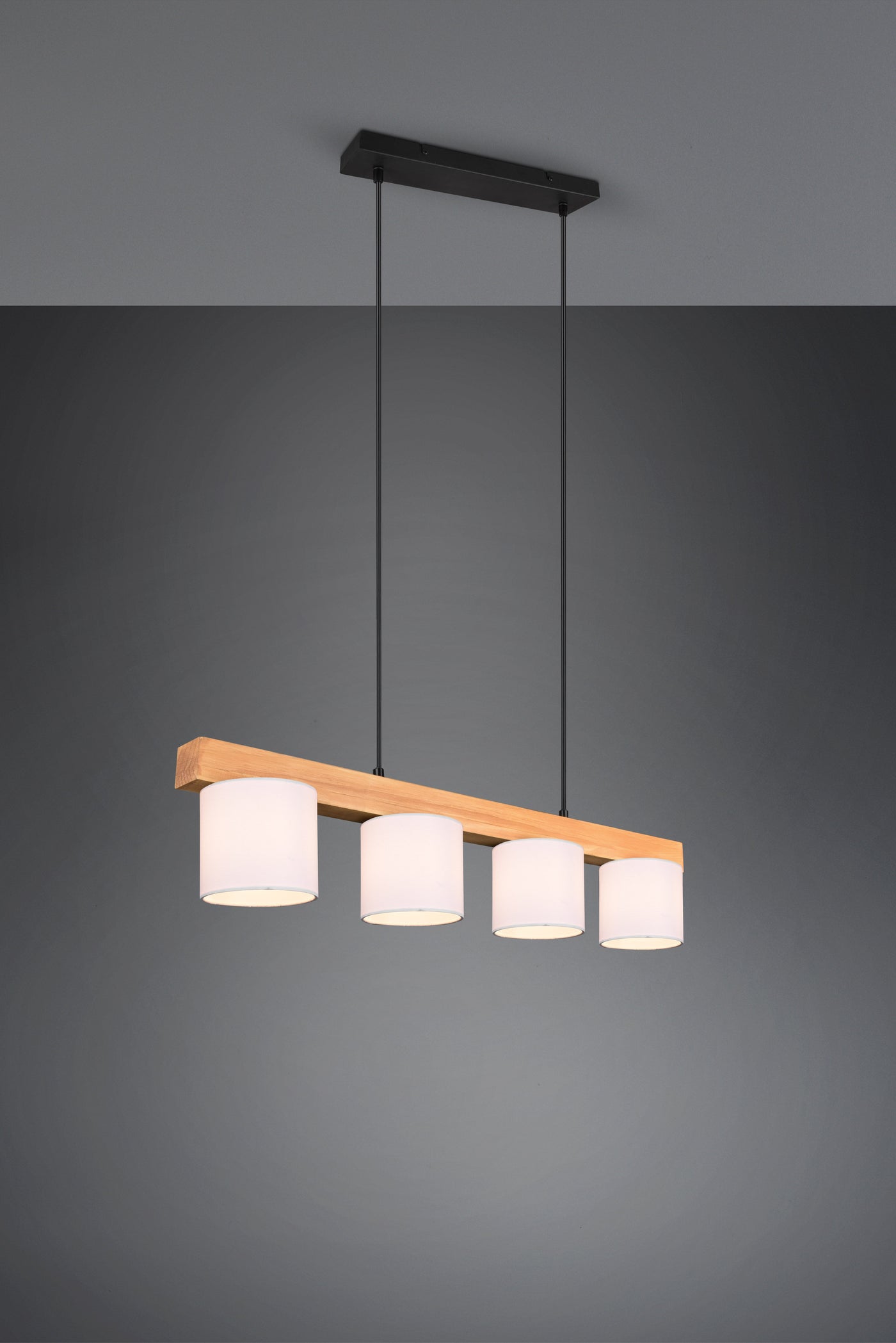 Suspension Cameron blanc/bois R30654001