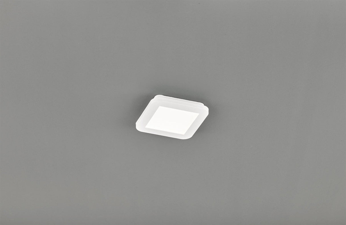 Plafonnier Camillus blanc carré pm R62931001