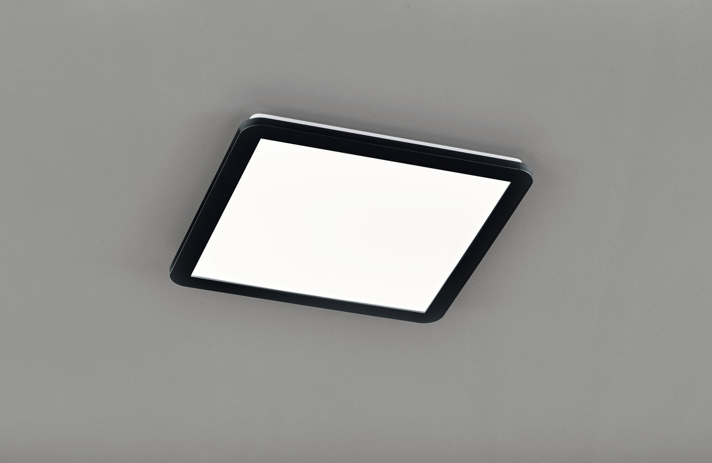 Plafonnier Camillus noir carré gm R62932032