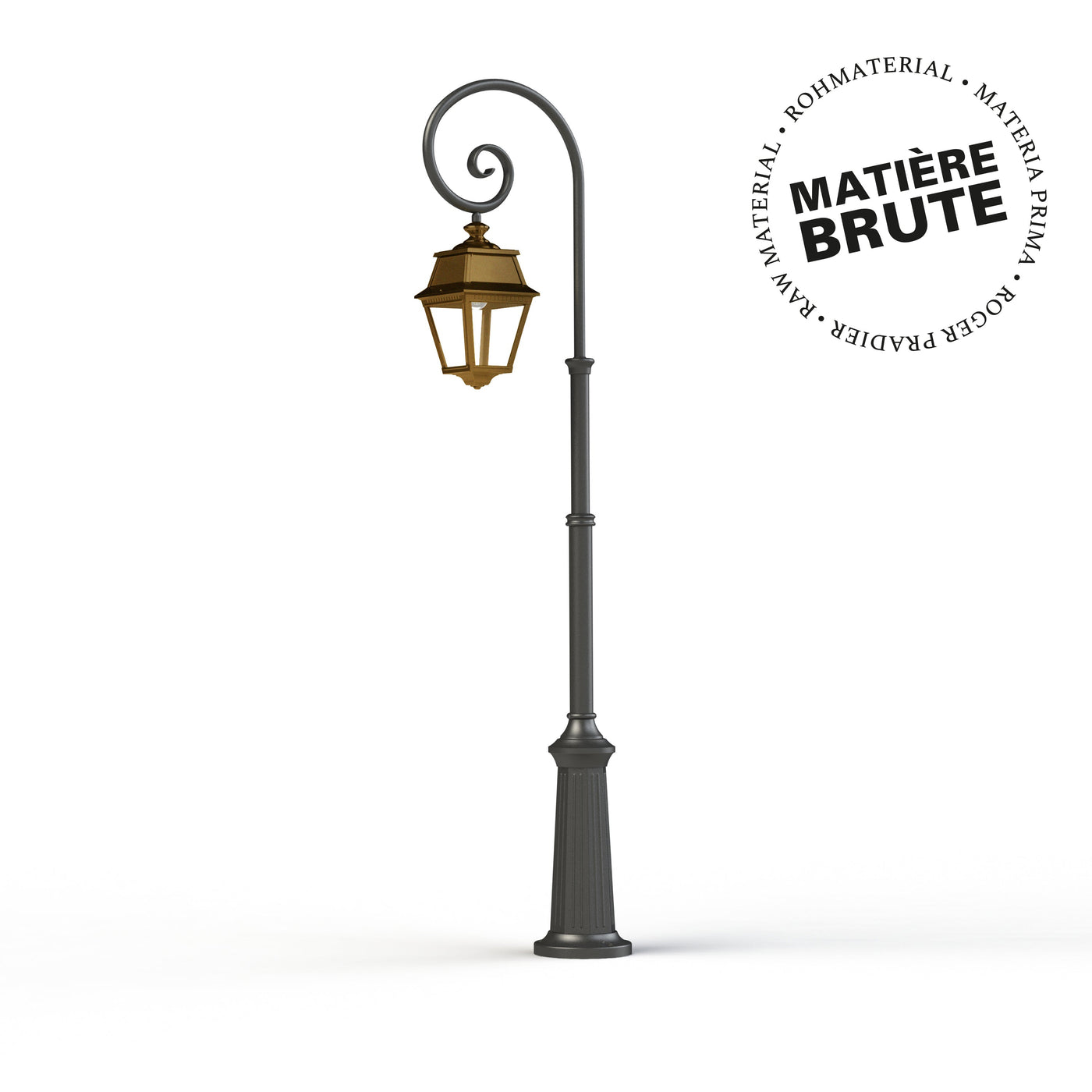 Lampadaire Avenue 2 N°8 E27 Laiton brut 072 102022072