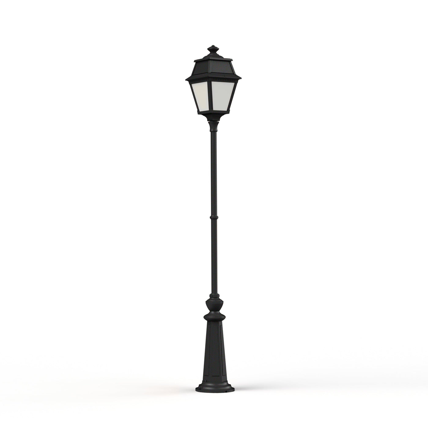 Lampadaire Avenue 2 N°9 LED opale Noir foncé 000 102127000