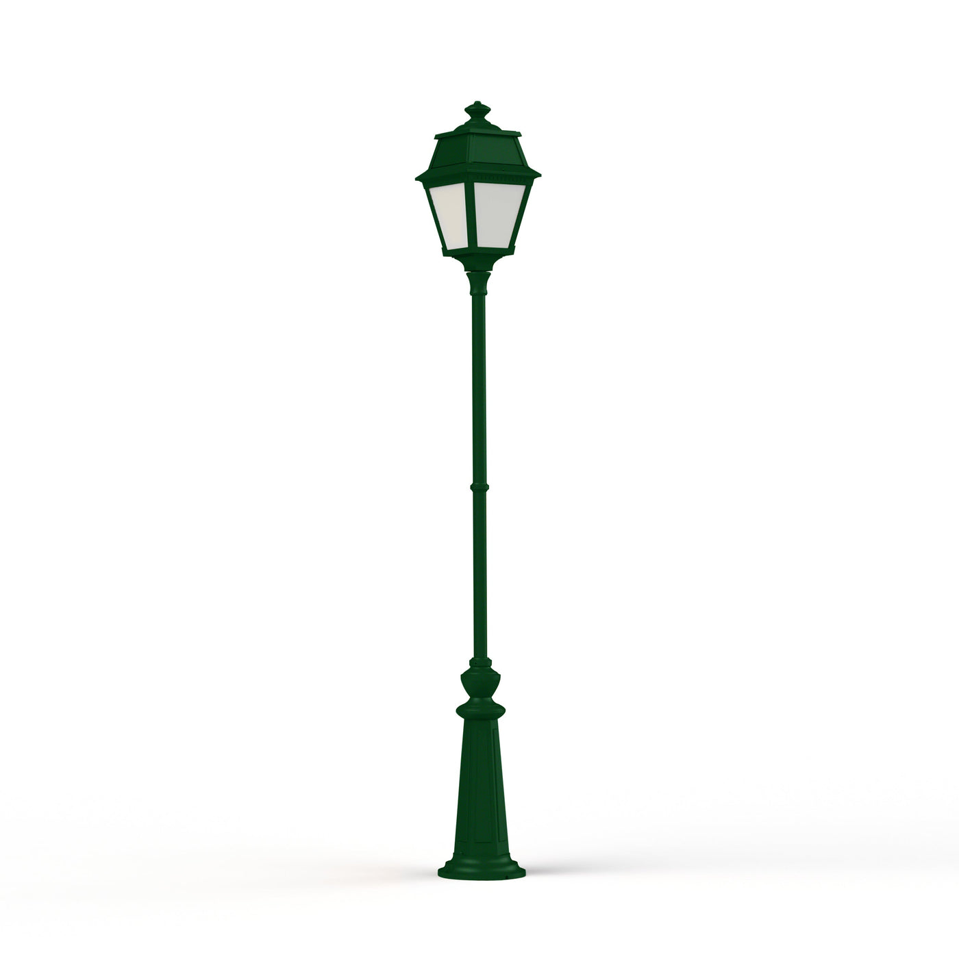Lampadaire Avenue 2 N°9 LED opale Vert sapin 067 102127067