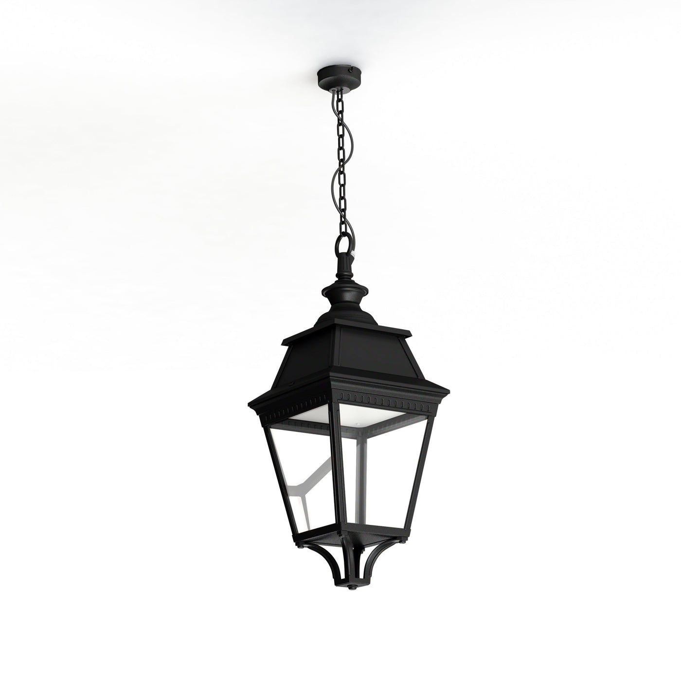 Suspension Avenue 3 N°1 LED Warm Noir 000 Diffuseur clair 103202000