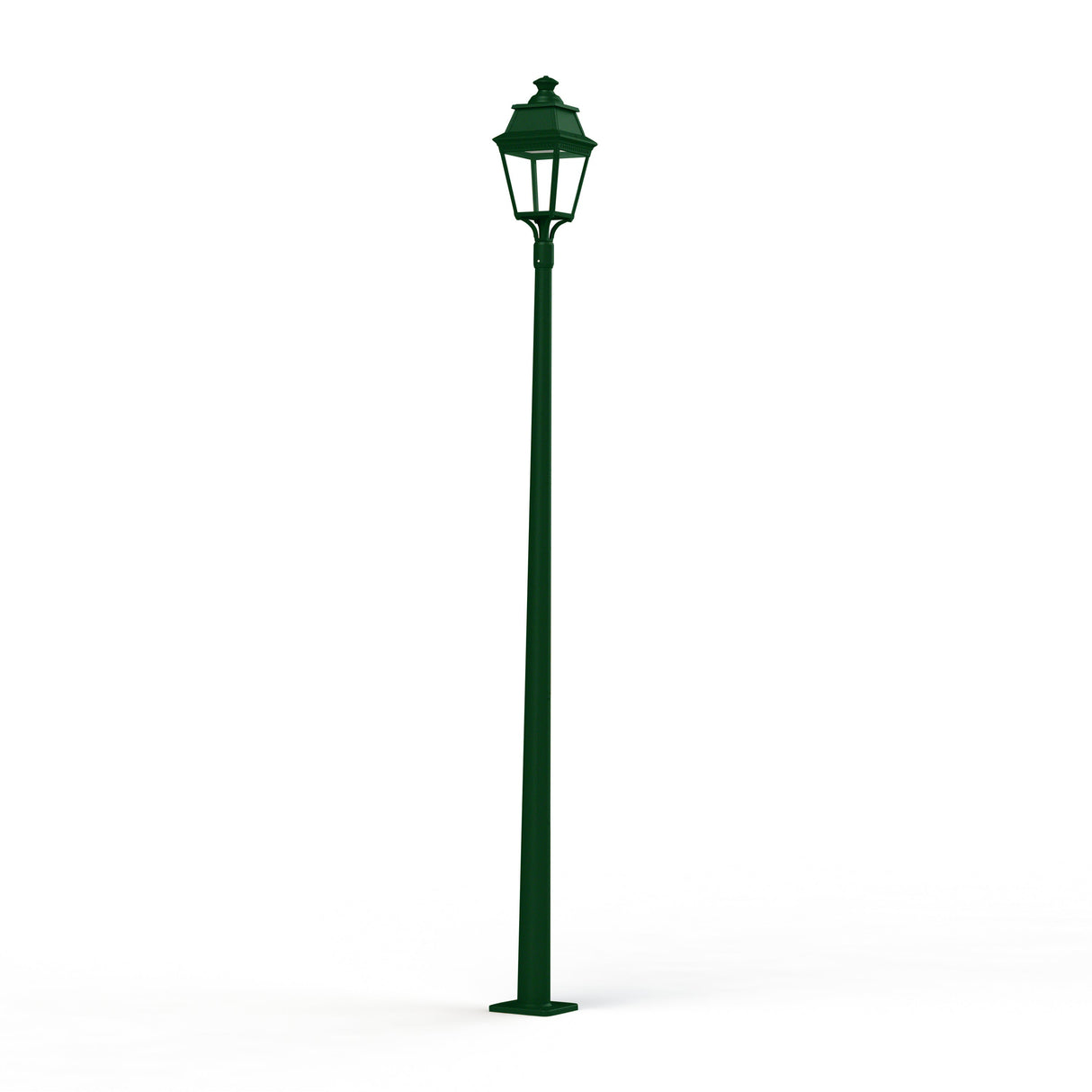 Lampadaire Avenue 3 N°11 LED Warm Vert 067 Diffuseur clair 103258067
