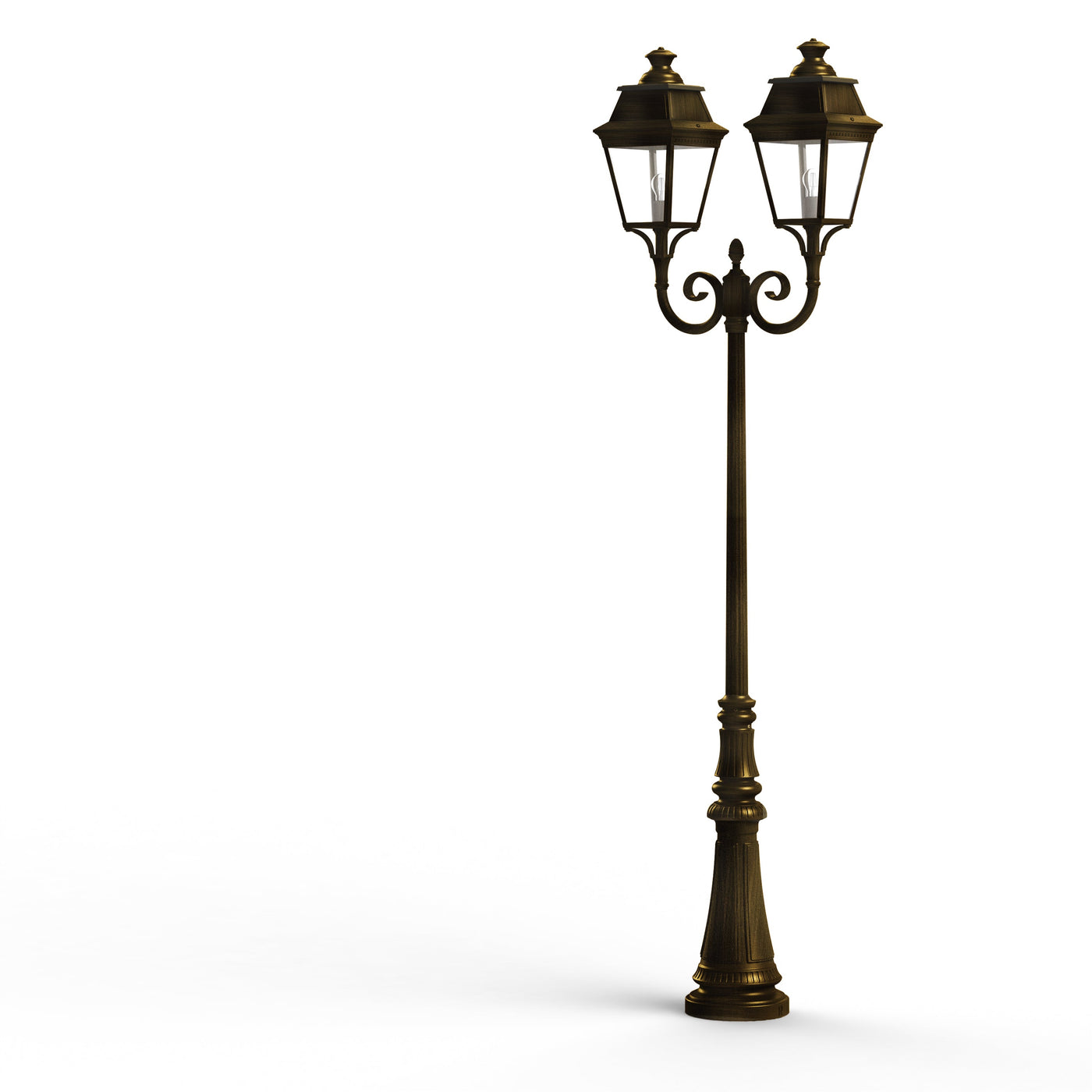 Lampadaire Avenue 3 N°8 Patiné doré 009 103032009